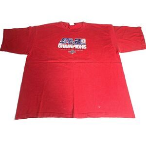 Vtg Anaheim Angels MLB T-Shirt 2002 World Series Champions Los Angeles Mens 2XL